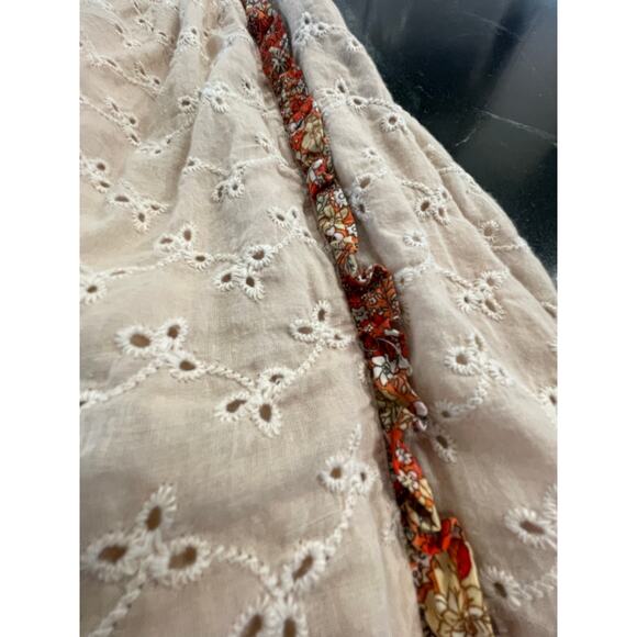 Easel BoHo Natural tan eyelet swing tank LG - Picture 4 of 11